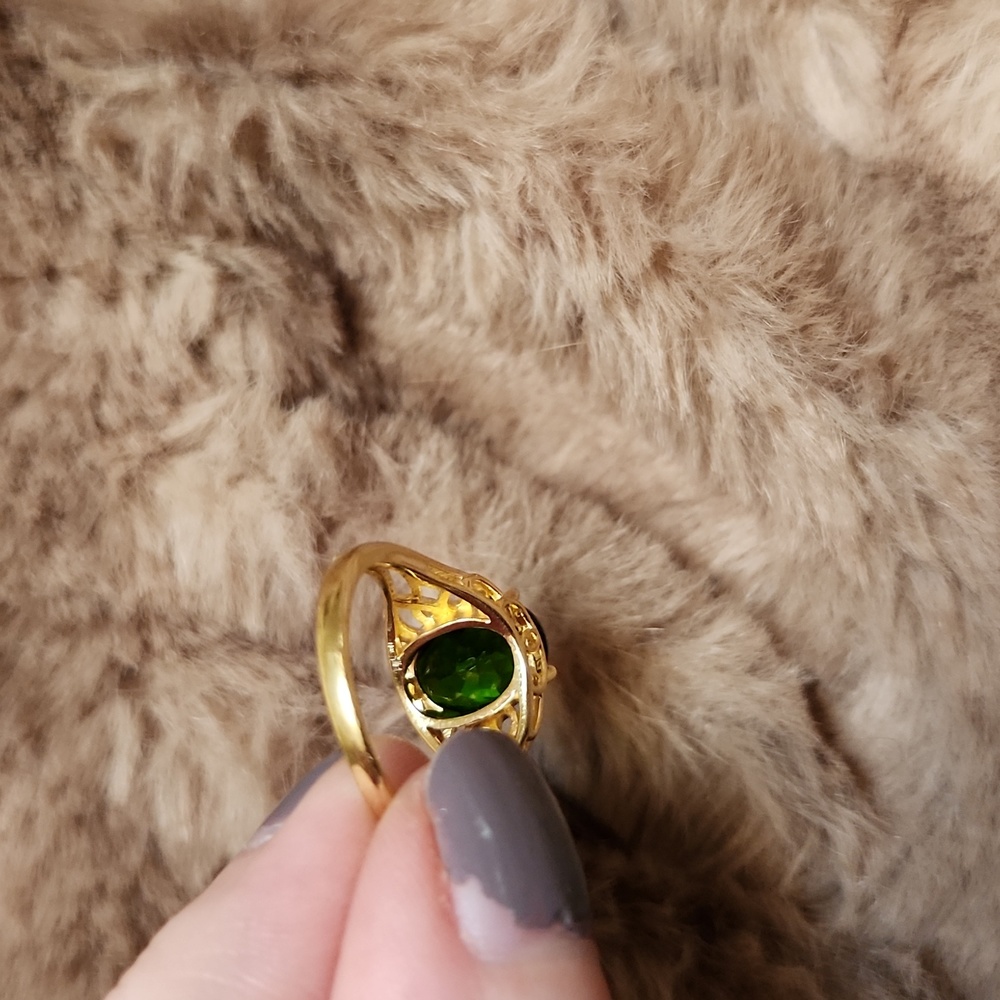 Chrome Diopside Ring - image 3